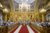 Патриаршее служение в канун праздника Казанской иконы Божией Матери в Богоявленском кафедральном соборе г. Москвы