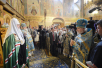 Slujirea Patriarhului de sărbătoarea icoanei Maicii Domnului de la Kazani în catedrala „Icoana Maicii Domnului de la Kazani” din Piața Roșie, or. Moscova