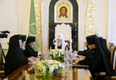 Sanctitatea Sa Patriarhul Chiril a salutat delegația Bisericii Ortodoxe Antiohiene