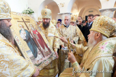 Освящением нижнего храма Воскресенского кафедрального собора началось празднование 1025-летия Крещения Руси в Киеве