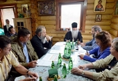 Участники выездного совещания по «Программе-200» обсудили вопросы строительства храма Всех святых, в земле Российской просиявших, на юго-западе Москвы
