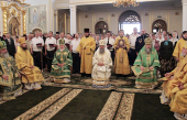 Șeful direcției executive a Patriarhiei Moscovei a condus festivitățile în cinstea celei de-a 1025-a aniversări a Creștinării Rusiei, desfășurate de către Mitropolia de Mordovia
