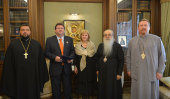 Патриарший экзарх всея Беларуси встретился с заведующим Консульским отделом Посольства Италии в Беларуси