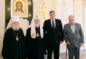 Встреча Святейшего Патриарха Кирилла с губернатором Ярославской области С.Н. Ястребовым