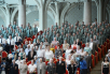 Встреча с ветеранами в Храме Христа Спасителя, посвященная 70-летию Курской битвы