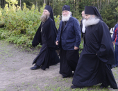 Întâistătătorul Bisericii Ruse a vizitat pustia Sfântului Filip de la mănăstirea din Solovki