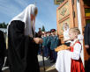 Патриарший визит в Новосибирскую митрополию. Посещение Вознесенского собора г. Новосибирска