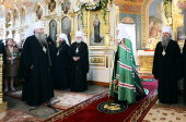 Vizita Patriarhului la Mitropolia de Novosibirsk. Vizitarea catedralei „Înălțarea Domnului”