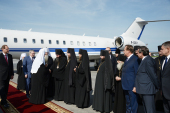 Святіший Патріарх Кирил прибув до Новосибірська