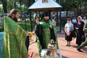 В рамках празднования юбилея Софринской бригады МВД России освящен колокол в память о погибших сотрудниках силовых структур