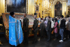 Vizita Patriarhului la Eparhia de Smolensk. Privegherea în catedrala „Adormirea Maicii Domnului” a or. Smolensk