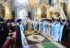 Vizita Patriarhului la Eparhia de Smolensk. Liturghia în catedrala „Adormirea Maicii Domnului” în or. Smolensk