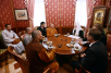 Встреча Святейшего Патриарха Кирилла с настоятелем монастыря Шаолинь