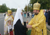 Vizita Patriarhului în Moldova. Liturghia pe piaţa din faţa catedralei „Nașterea Domnului” din Chişinău