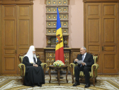 Святіший Патріарх Кирил зустрівся з Президентом Республіки Молдова Ніколаєм Тімофті