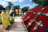 Întâistătătorul Bisericii Ortodoxe Ruse a vizitat mănăstirea „Intrarea Maicii Domnului în Biserică” a sfântului Pahomie din Tiraspol