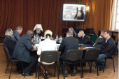 La Consiliul de Editare a avut loc o masă rotundă dedicată aniversării a 70 de ani de la alegerea mitropolitului Serghii (Stragorodski) în scaunul Patriarhal de Moscova