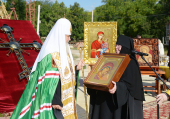 Предстоятель Руської Православної Церкви відвідав Введенський Пахоміїв монастир Тирасполя