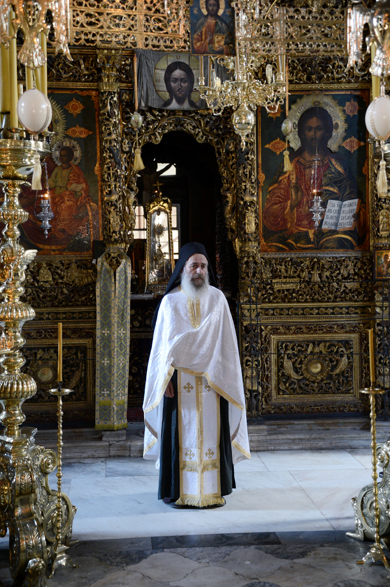 Визит Святейшего Патриарха Кирилла в Грецию. Посещение монастыря Зограф