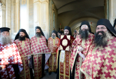 Vizita Sanctității Sale Patriarhului Chiril în Grecia. Vizitarea schitului „Sfântul Andrei” pe Sfântul Munte Athos
