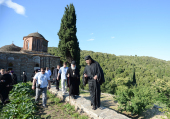 Vizita Sanctității Sale Patriarhului Chiril în Grecia. Vizitarea mănăstirii Xilurgu