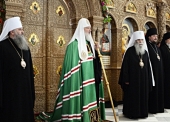 Predica Preafericitului Patriarh Ciril după serviciul divin în catedrala restaurată în cinstea Icoanei Maicii Domnului “Feodorovskaia”