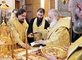 Vizita Patriarhului la Sanct-Petersburg. Cinul sfinţirii mari a catedralei restaurate în cinstea Icoanei Maicii Domnului “Feodorovskaia”