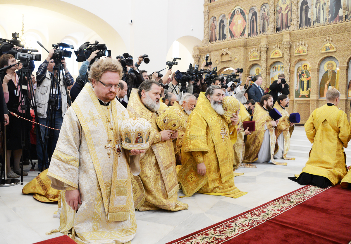 Патриарший визит в Санкт-Петербург. Чин великого освящения восстановленного Феодоровского собора