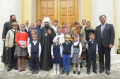 Голова Відділу зовнішніх церковних зв'язків відкрив роботу Дитячо-юнацької хорової студії при Московському Синодальному хорі