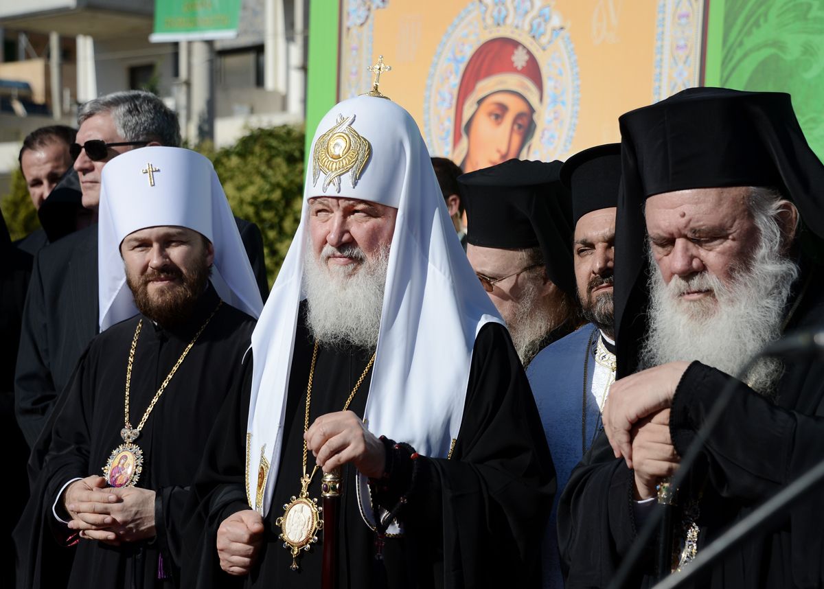 Візит Святішого Патріарха Кирила до Греції. Відвідування храму Панагія Сумела
