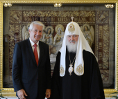 Зустріч Святішого Патріарха Кирила з Генеральним секретарем Ради Європи Турбйорном Ягландом