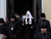 Vizita Preafericitului Patriarh Chiril la lavra sfântului Alexandru Nevski. Litia pe mormântul mitropolitului Nicodim (Rotov)