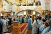 Vizita Patriarhului la Eparhia Hanty-Mansiisk. Privegherea în ajunul sărbătorii Naşterea Maicii Domnului în catedrala „Schimbarea la Faţă a Mântuitorului” a or. Surgut