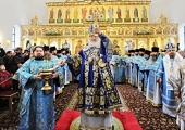 De sărbătoarea Naşterii Preasfintei Născătoare de Dumnezeu Întâistătătorul Bisericii Ruse a sfinţit biserica în cinstea sfântului mare mucenic Gheorghe Purtătorul de Biruinţă în or. Surgut