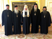 Святейший Патриарх Кирилл принял представителей абхазского духовенства