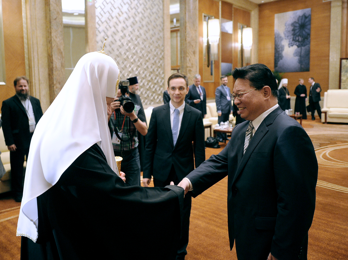 Vizita Patriarhului în China. Întâlnirea cu viceguvernatorul provinciei chineze Heilongjiang