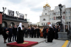 Vizita Patriarhului la Mitropolia de Ecaterinburg. Vizitarea bisiericii pe Temelii de Sânge