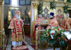 Slujirea Patriarhului de ziua pomenirii sfântului mare mucenic Gheorghe Purtătorul de Biruinţă în biserica „Sfântul Gheorghe” pe Poklonaya gora