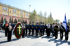 Покладання вінка до могили Невідомого солдата біля Кремлівської стіни напередодні Дня Перемоги