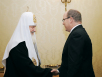 Встреча Святейшего Патриарха Кирилла с Князем Монако Альбертом II