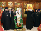 Святейший Патриарх Кирилл посетил подворье Русской Православной Церкви в Белграде