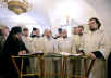 Молебень на початок чину мироваріння в Донському монастирі