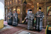 Slujirea Patriarhului în Marţea Mare la mănăstirea stavropighială „Sfântul mitropolit Petru” din Vysokoie