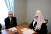 Встреча Святейшего Патриарха Кирилла с министром социальных ресурсов Венгрии Золтаном Балогом
