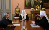 Встреча Святейшего Патриарха Кирилла с губернатором Ростовской области В.Ю. Голубевым