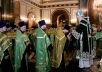Privegherea la catedrala „Hristos Mântuitorul” în ajunul sărbătorii Intrarea Domnului în Ierusalim