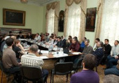 La Consiliul de Editare a avut loc o masă rotundă pentru conducătorii departamentelor de difuzare ale editurilor ortodoxe și conducătorii centrelor eparhiale de difuzare a cărții