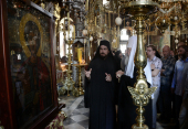 Святейший Патриарх Кирилл посетил монастырь Зограф