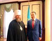 Митрополит Астанайский Александр провел ряд встреч с государственными деятелями Казахстана