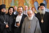 Patriarhul Georgiei a inaugurat la Tbilisi o expoziție de icoane din Rusia